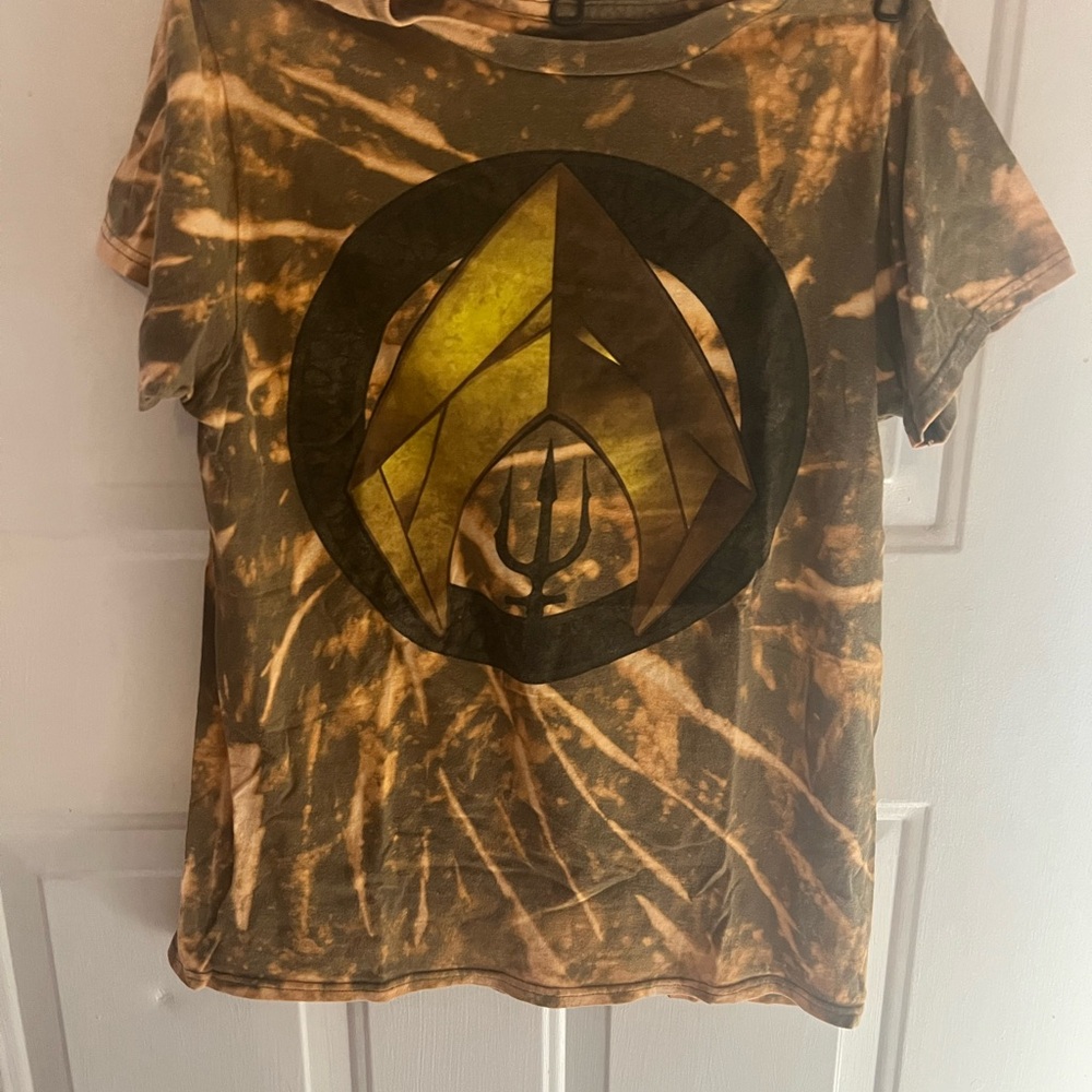 Aqua-man up-cycled  Tie-Dye Short Sleeve Tee